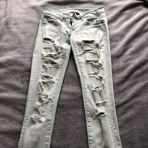 American Eagle ripped jeans